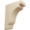 Ekena Millwork 3 1/2"W x 7 1/4"D x 9 1/2"H Bedford Bracket, Rubberwood BKTW04X07X10BERW - alternate 1